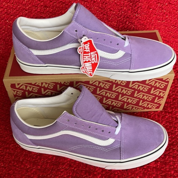 Vans Old Skool Chalk Violet/True White MENS - Picture 2 of 16